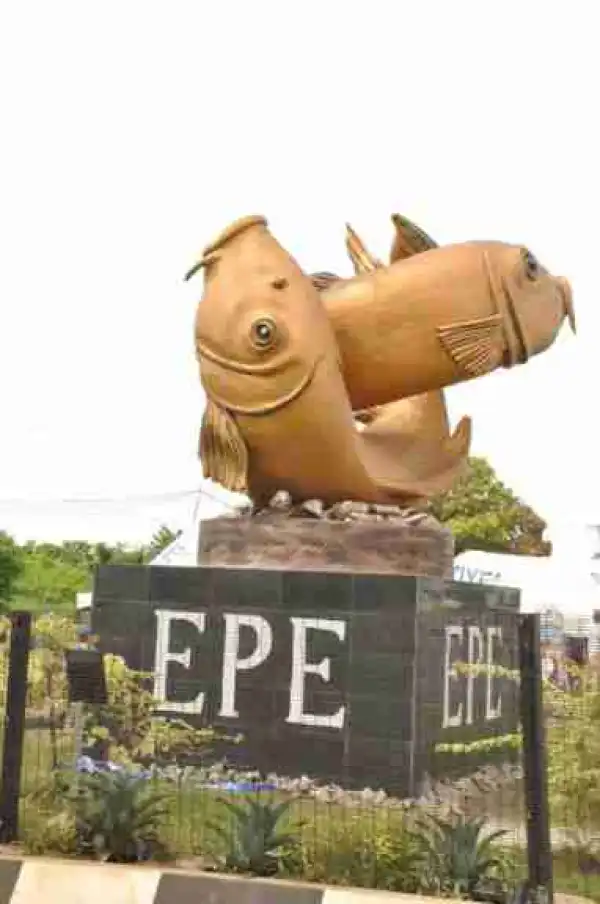 Lagos State Unveils Fish Statue In Epe (Photos)  